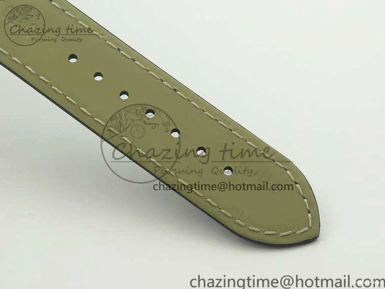 0207 Fashionable De Ville Prestige Real Power Reserve SS TW 1:1 Best Edition White Dial Blue Markers On Leather Strap A 8094